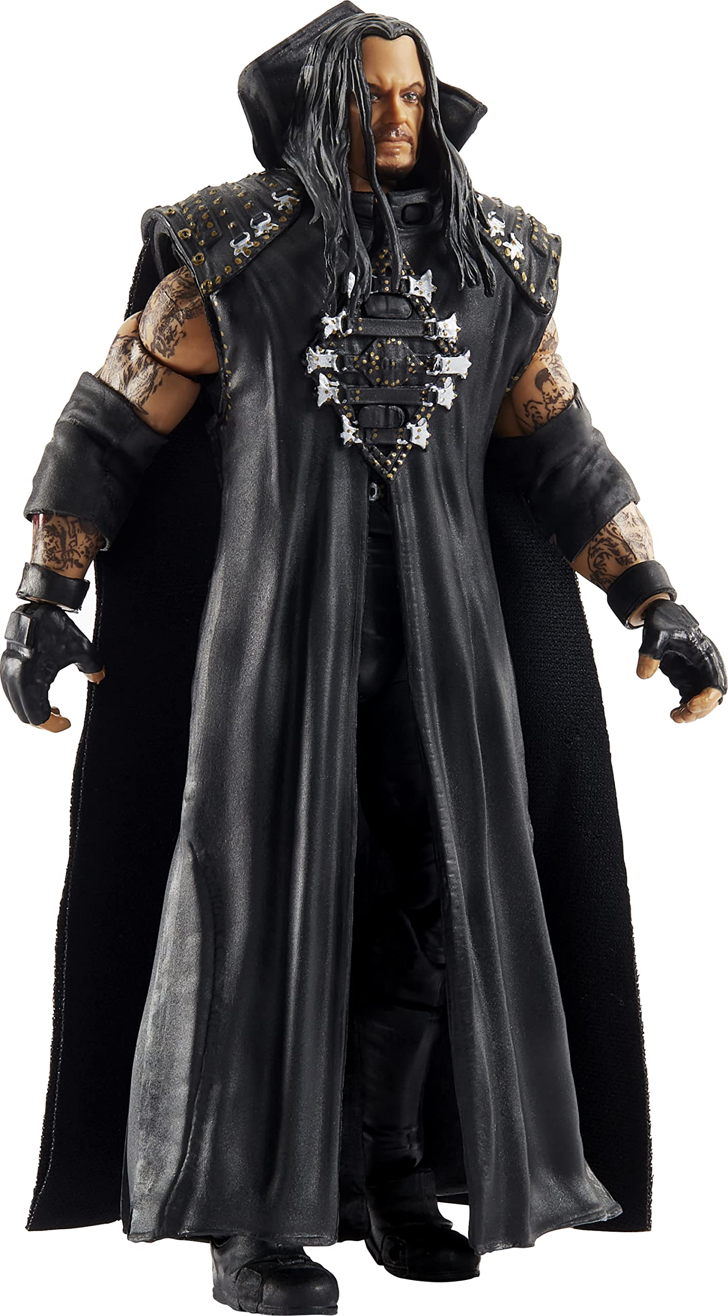 Mattel WWE Undertaker Ultimate Edition figure side view showing articulation