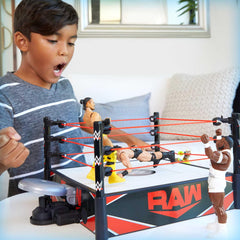 Mattel WWE Wrekkin Kickout Ring crane adds dramatic rescue moves