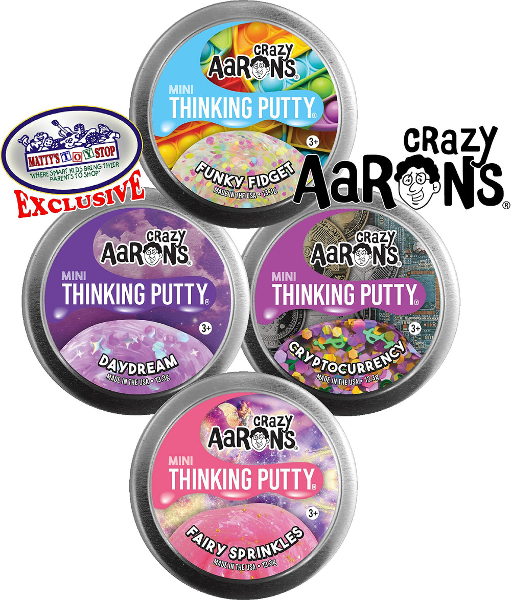 Matty's Toy Stop Crazy Aaron's Putty Mini Tins Fairy Sprinkles sparkles promoting creative play