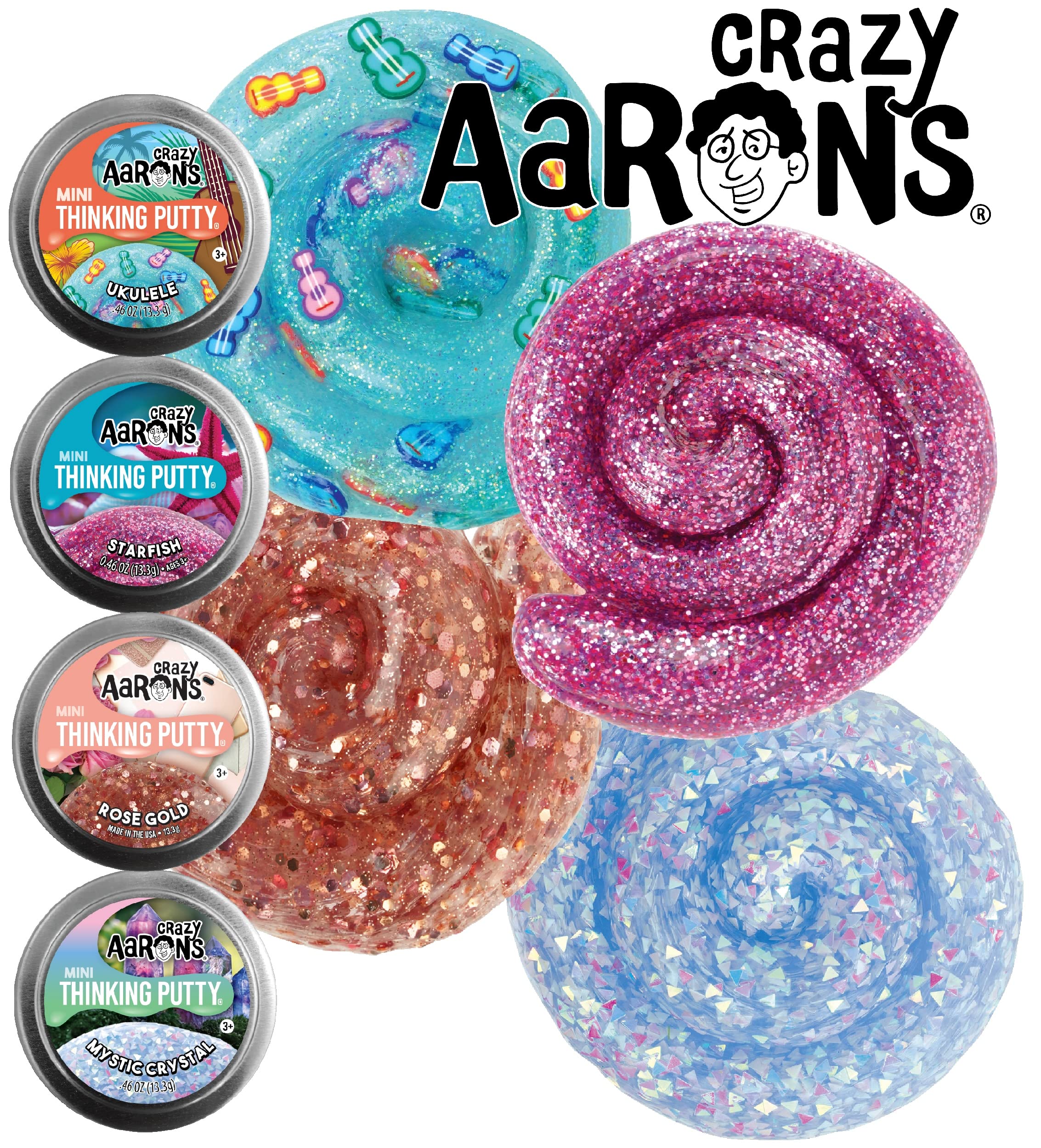 Matty's Toy Stop Crazy Aaron's Starfish mini tin for ocean-inspired tactile fun