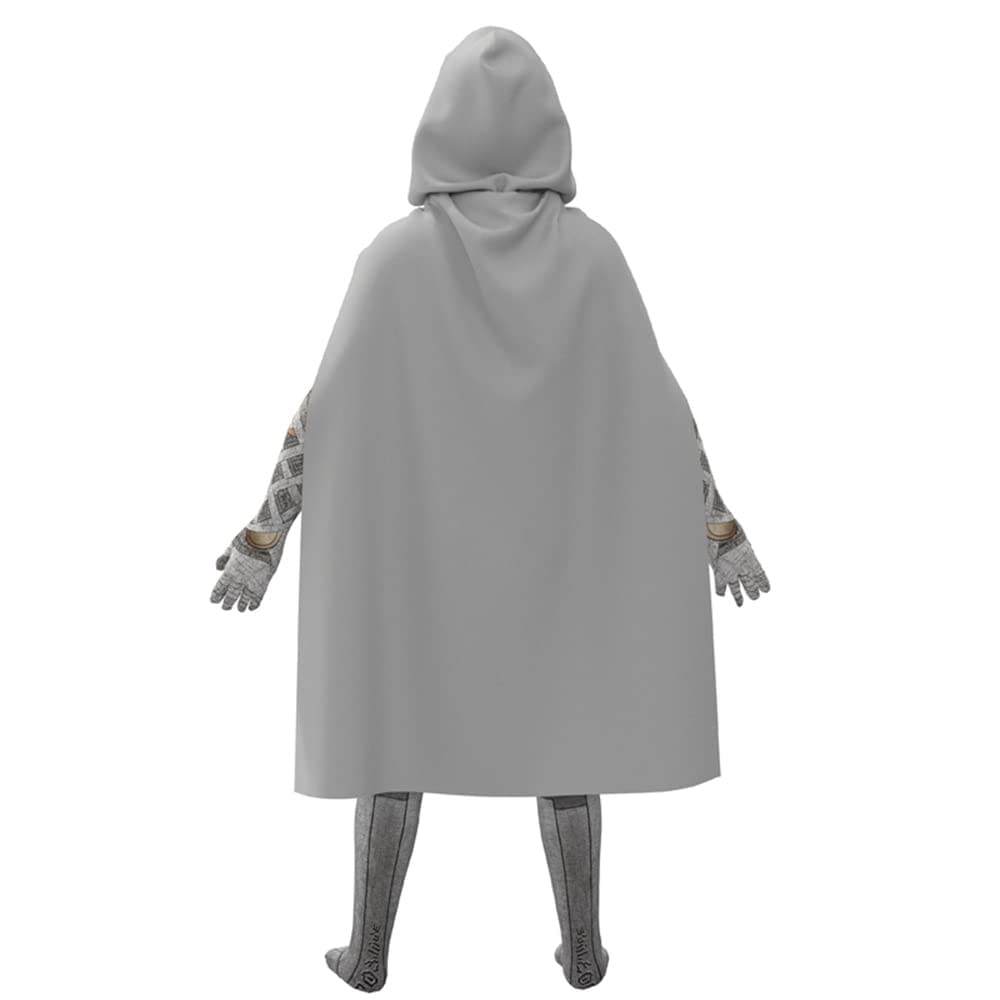 Maturead Kids Knight Costume back zipper ensures easy dressing.