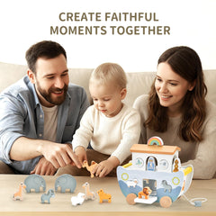 Mauzutta Montessori animal sorter supports fine motor skills and shape matching