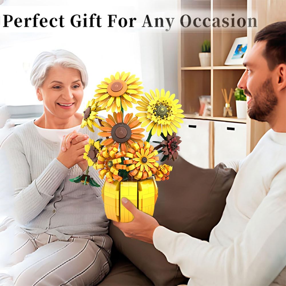 Mavo brix sunflowers in home decor settings: elevates any space.