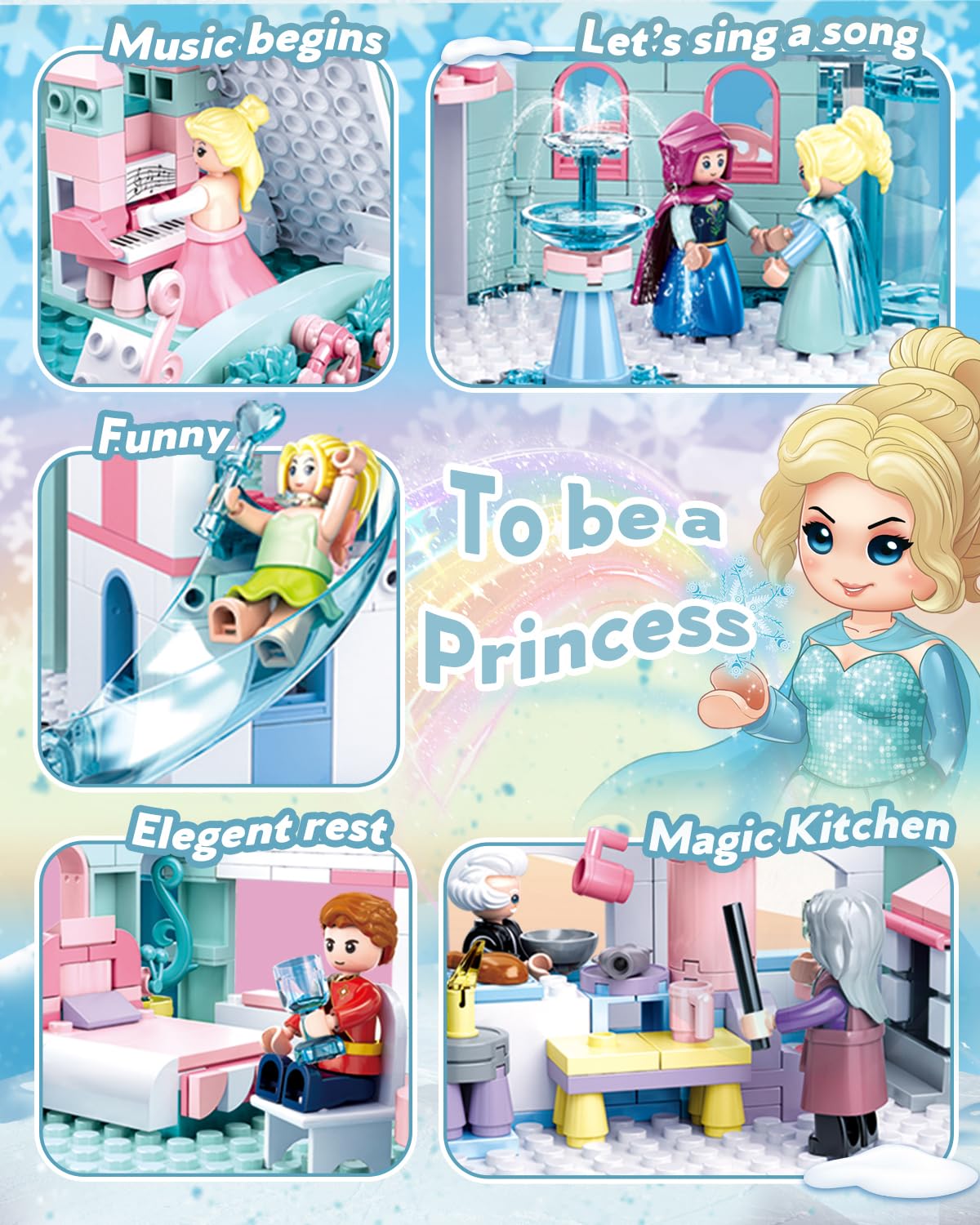 Mavo Brix minifigures princess prince wizard and more for role-play