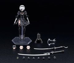 Max Factory NieR Automata 2B figma side-glancing face plate for subtle mood