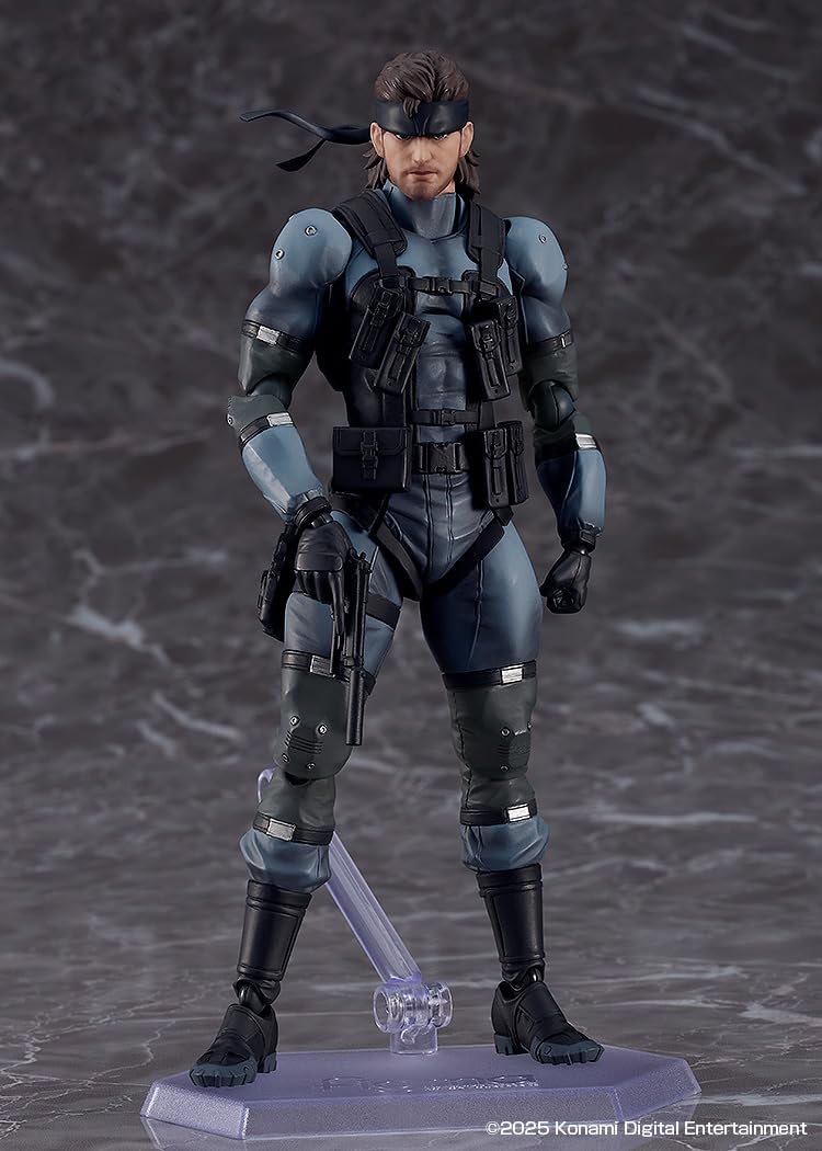 Max Factory Solid Snake body paint detail for sharper figure realism