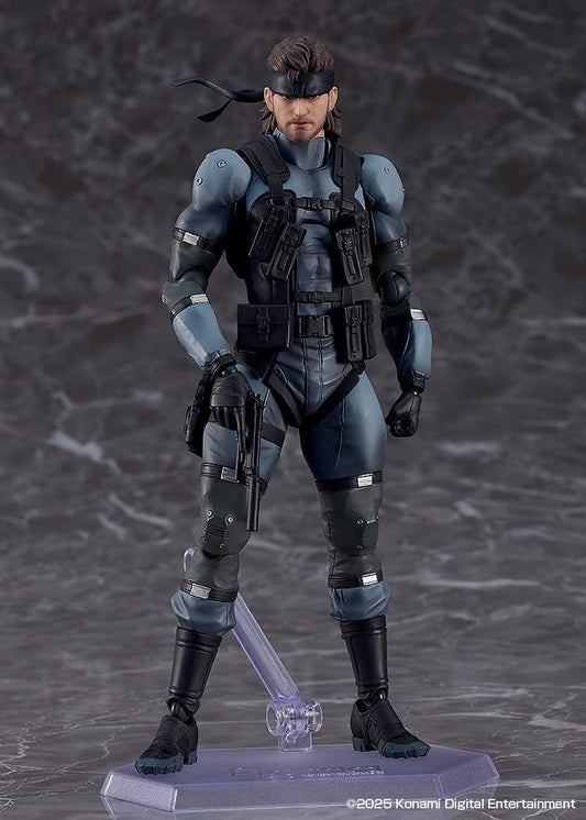 Max Factory Solid Snake body paint detail for sharper figure realism