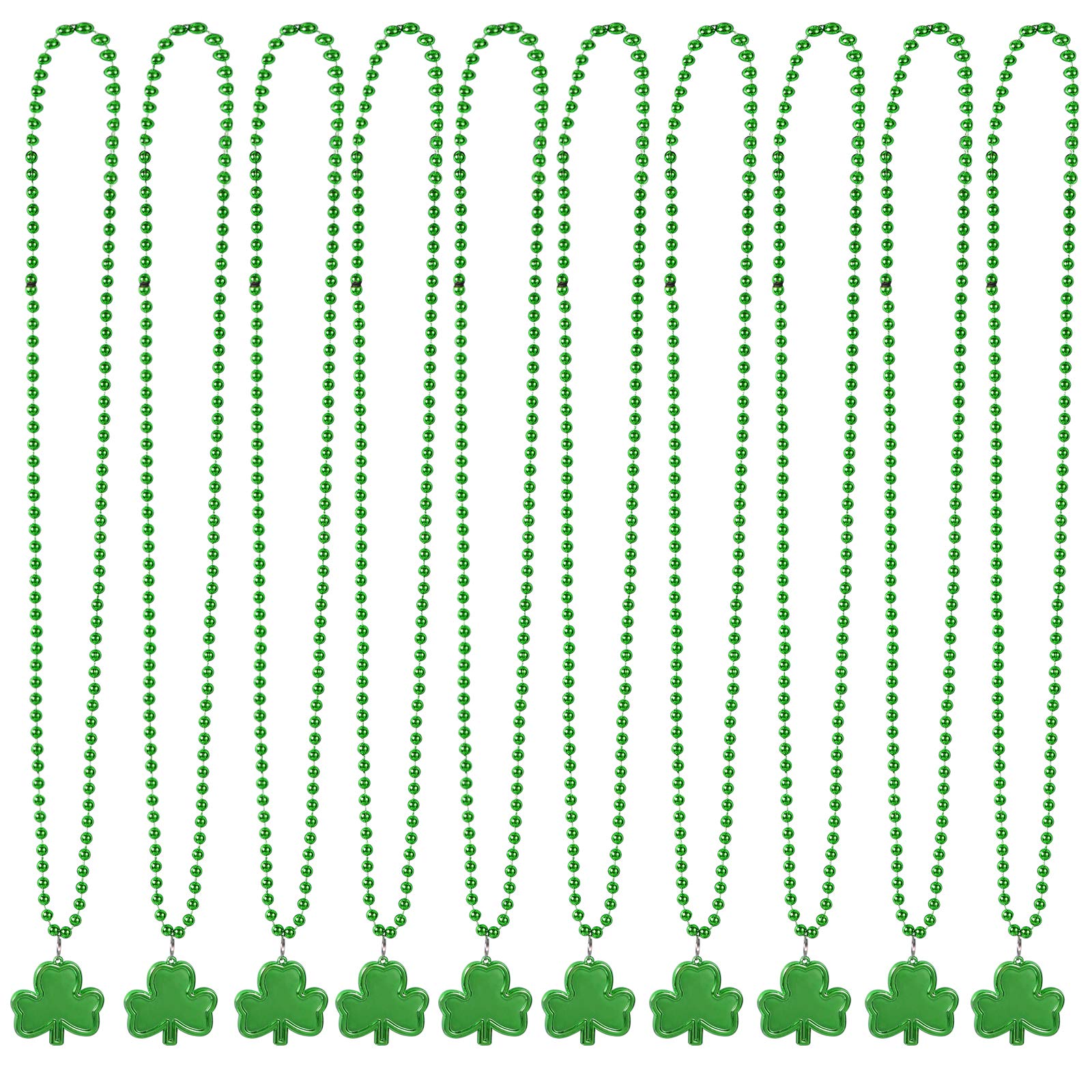 Max Fun green mustaches for playful Saint Patrick's Day looks.
