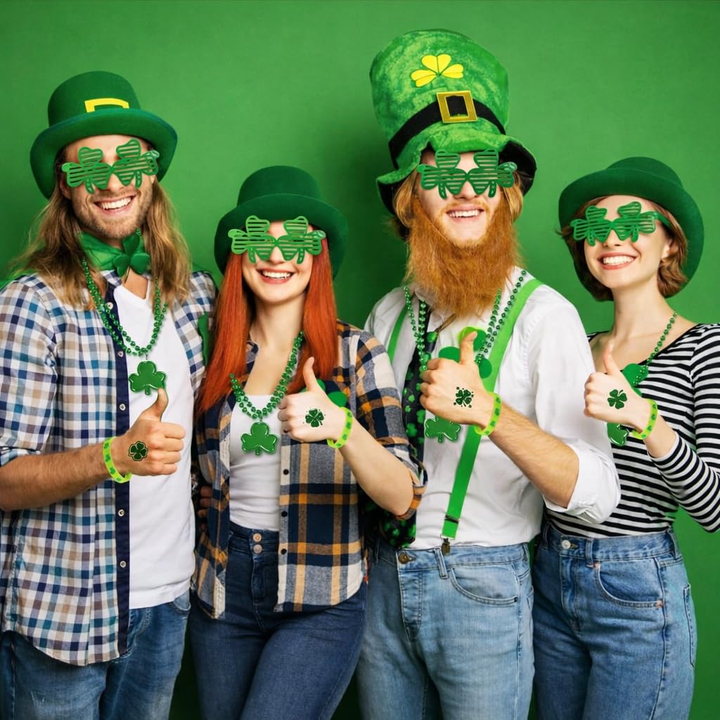 Max Fun Irish shamrock beads for colorful accessories.