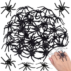 Max Fun Halloween spider rings for kids bulk 300pcs, ideal party favors.