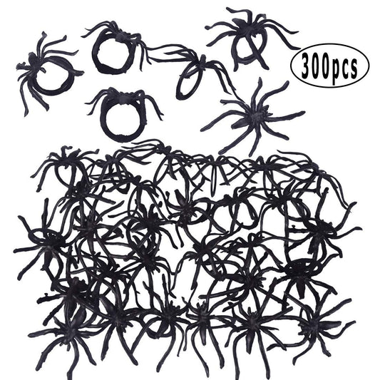 Max Fun plastic spider rings are non-toxic and kid friendly for Halloween decor.