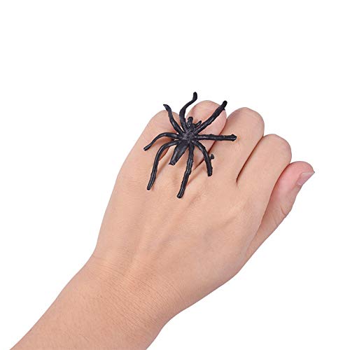 Max Fun spooky party accessories spider rings for Halloween.