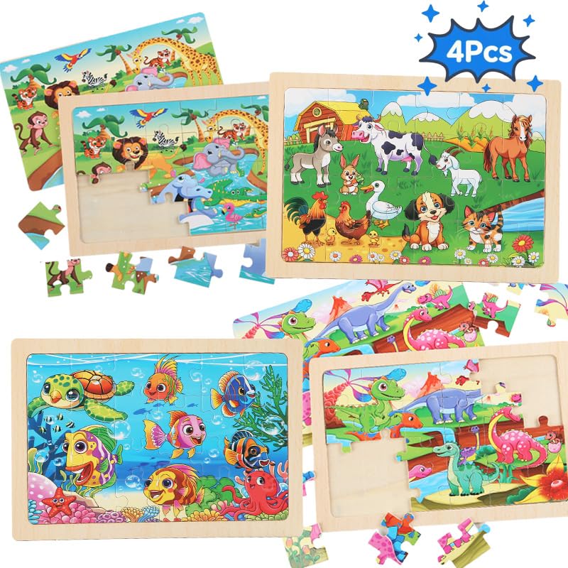MAX JHQIQU farm animals puzzle fosters recognition and storytelling