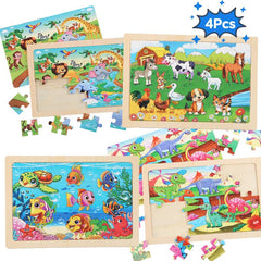 MAX JHQIQU farm animals puzzle fosters recognition and storytelling