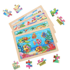 MAX JHQIQU sturdy storage tray helps organize pieces and guide placement