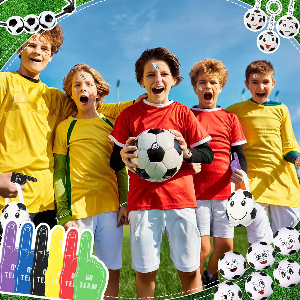 Maxdot 122-piece soccer set for versatile party planning