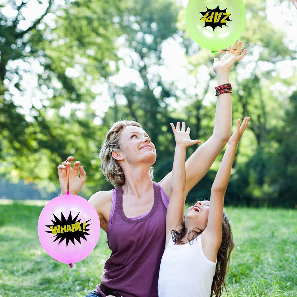 MAXDUCK Hero Punch Balloon purple adds color to party games and drills.