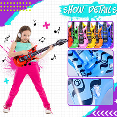 Max Fun inflatable saxophones for colorful, safe pretend jazz