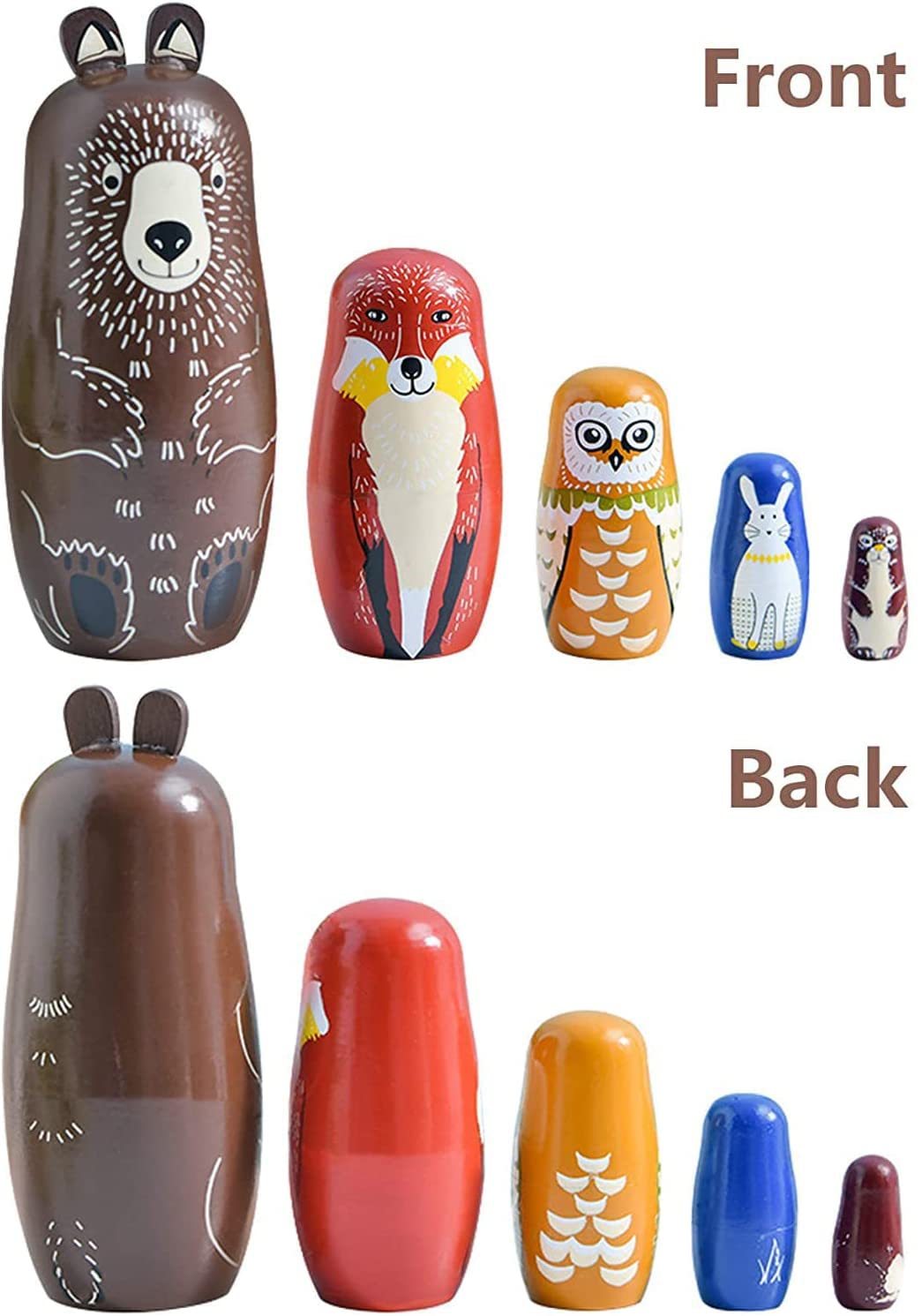 Maxshop Captain Bear dolls open by pulling ends to engage fine motor skills