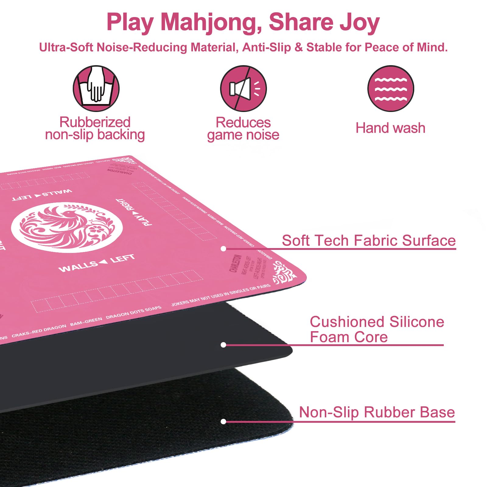 Beginner-friendly rules are printed on the Maxsolve mat