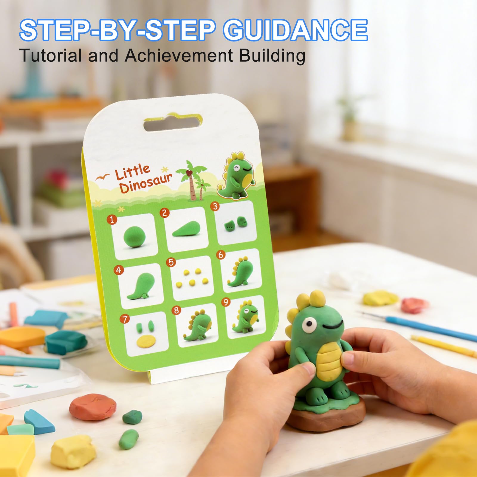 Maxsolve soft non-sticky clay gentle on little fingers.