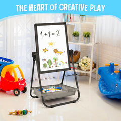 maxtek Kids Easel complete creative set with markers and chalk