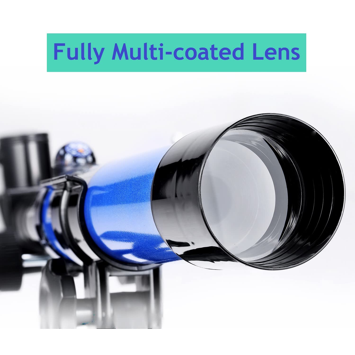 MaxUSee finder scope close-up demonstrating quick targeting for young stargazers