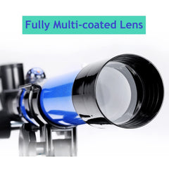 MaxUSee finder scope close-up demonstrating quick targeting for young stargazers