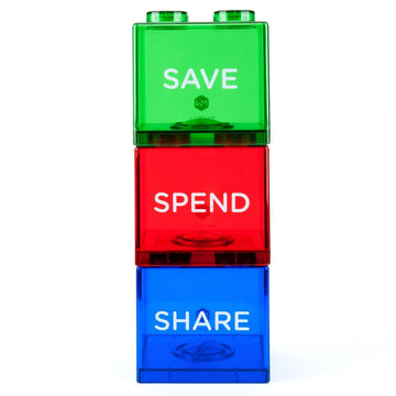 Maxwill Transparent piggy bank teaches money lessons with visible growth for kids.