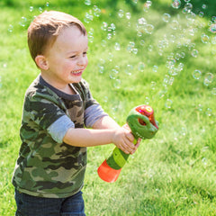 Maxx Bubbles Dinosaur Wand safety-tested for family enjoyment.