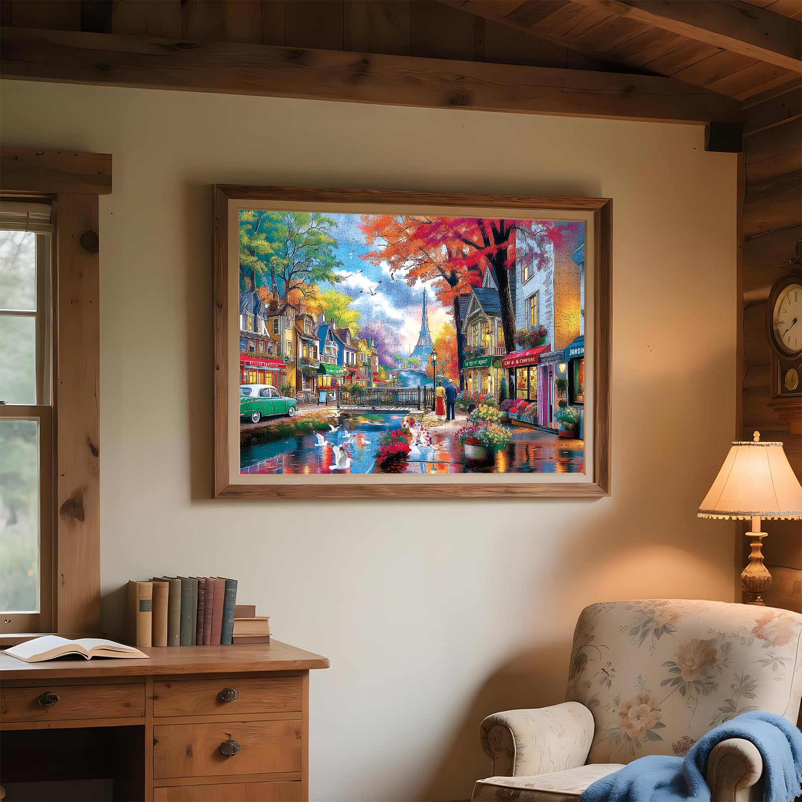 MAXZN gift-ready 1000-piece puzzle, ideal for Paris and architecture lovers