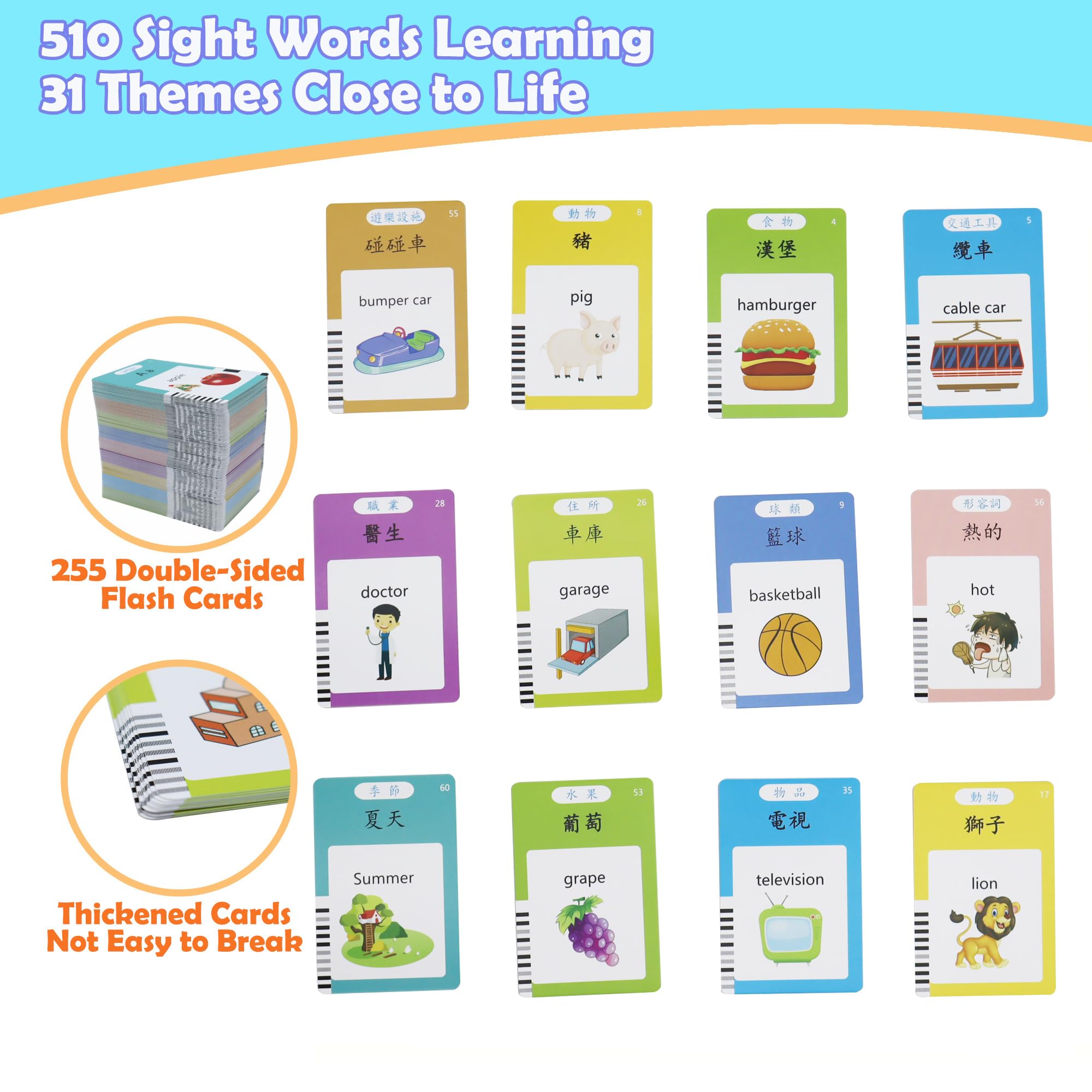 MAYAPHILOS Cantonese-English word pair card displays bilingual labels
