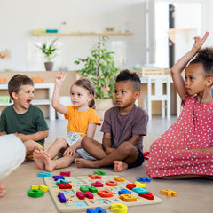 MAYAPHILOS cognitive-boost ABC puzzle promotes memory and word association through play.