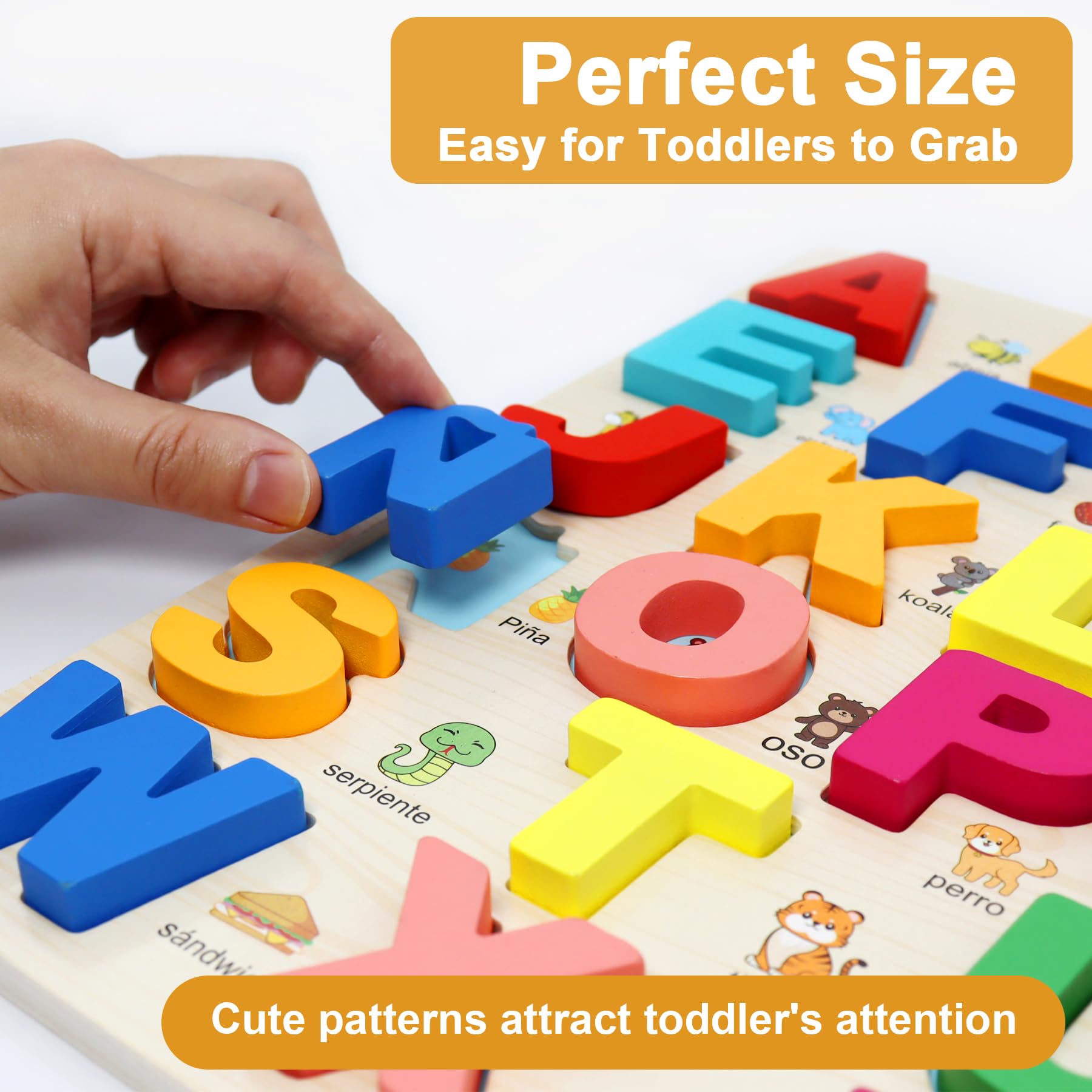 MAYAPHILOS toddler-safe wooden toy with smooth edges for worry-free playtime.