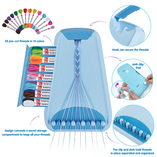 Maynacs-28-pre-cut-threads highlights vibrant colors for quick, tidy bracelet designs