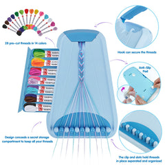 Maynacs-28-pre-cut-threads highlights vibrant colors for quick, tidy bracelet designs