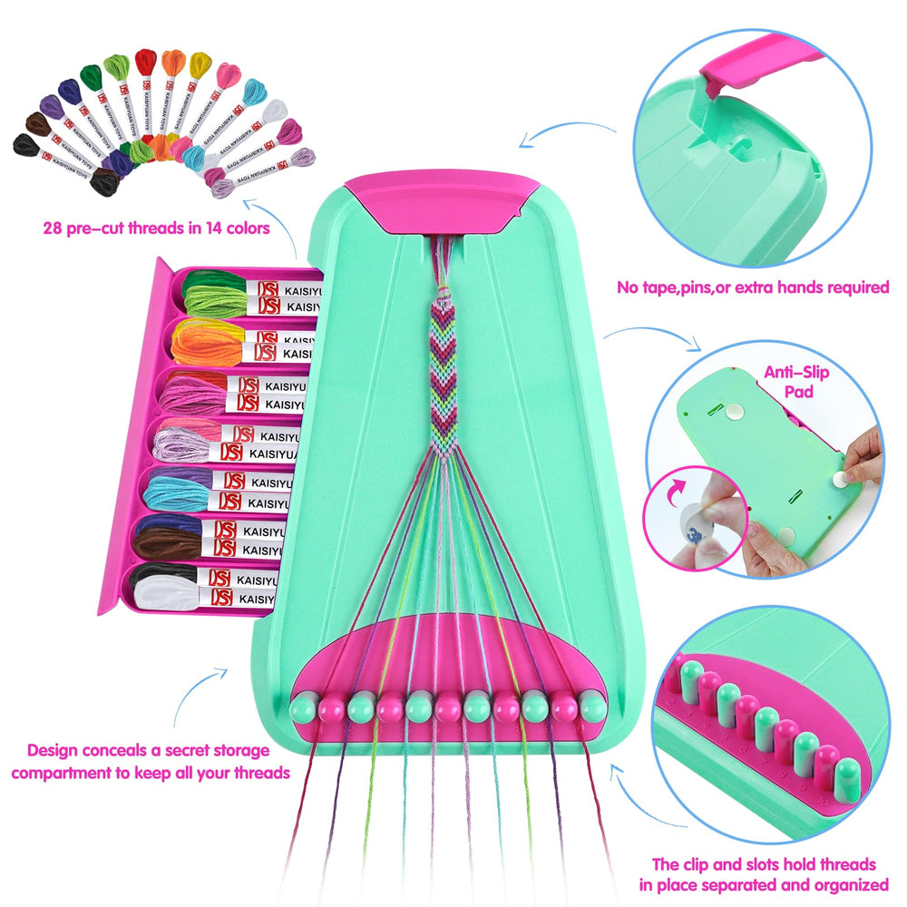 Maynacs 28-thread bundles provide vibrant color options for patterns