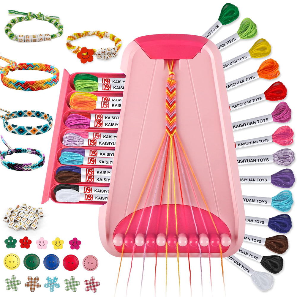 Maynacs bracelet kit thread collection in 14 vibrant colors for bright designs.