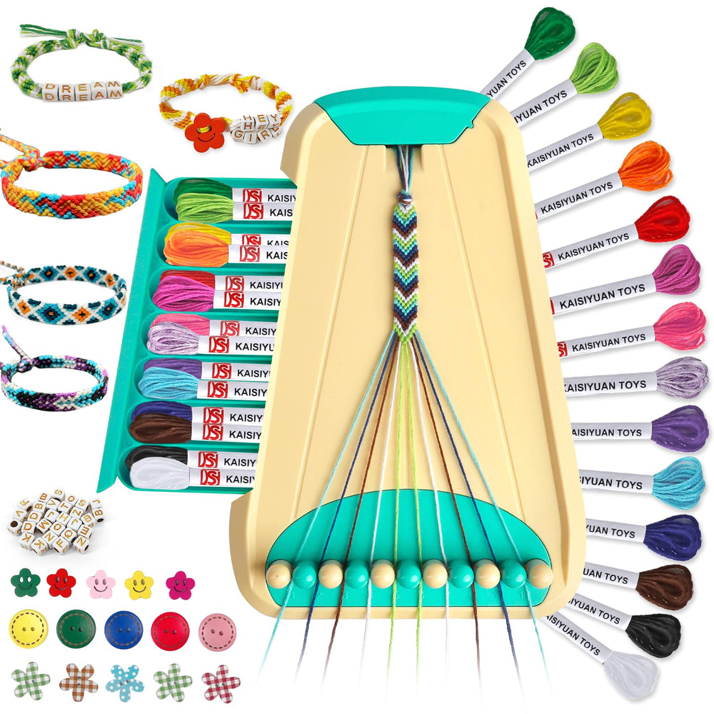 Maynacs bracelet maker lets kids craft personalized bracelets at home.
