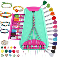 Maynacs Green Rose bracelet maker inspires kids to create colorful designs