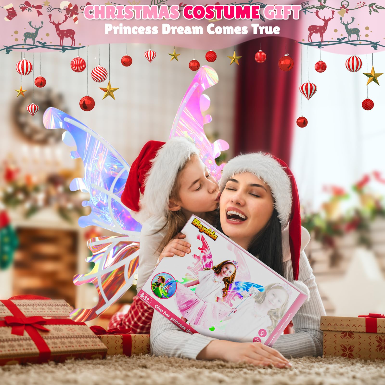 Maysida adjustable shoulder straps ensure comfortable fit for growing kids.