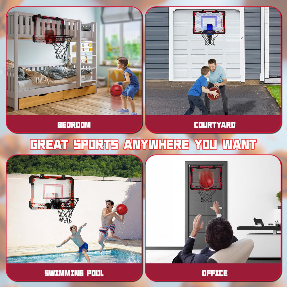 Maysida durable backboard with sponge padding reduces noise and protects walls.