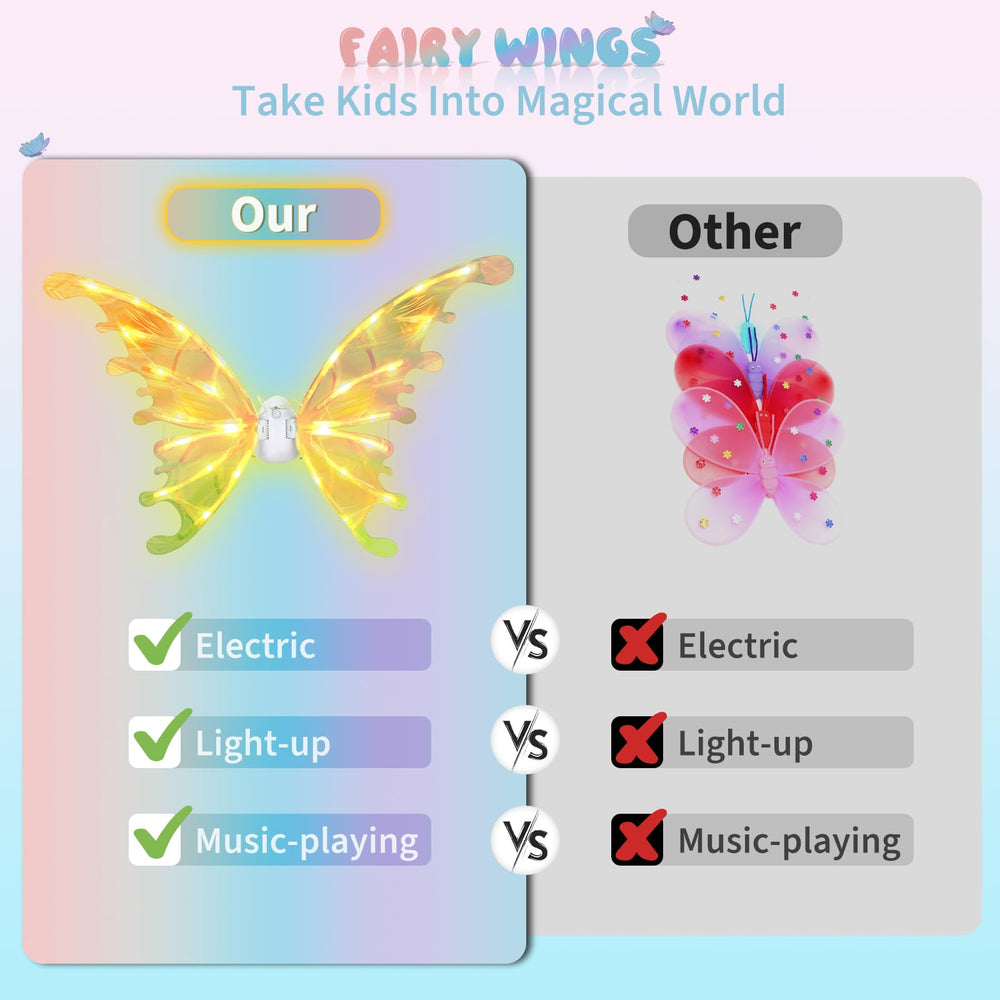 Maysida wings with adjustable straps fit kids and adults for comfortable wear.
