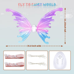 Maysida wings worn by an adult for versatile cosplay and dress-up.