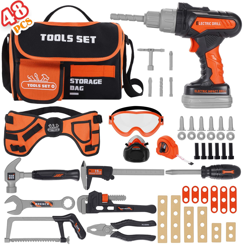 Maysida Kids Tool Set with tool bag for organized pretend play.
