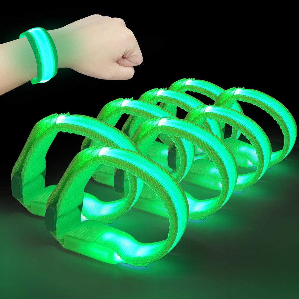 M.best LED bracelets green glow for festive night events