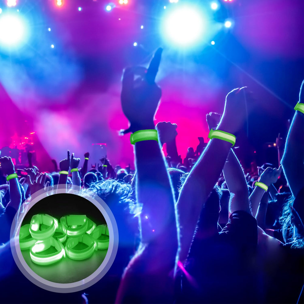 M.best LED bracelet with removable battery pack for easy washing