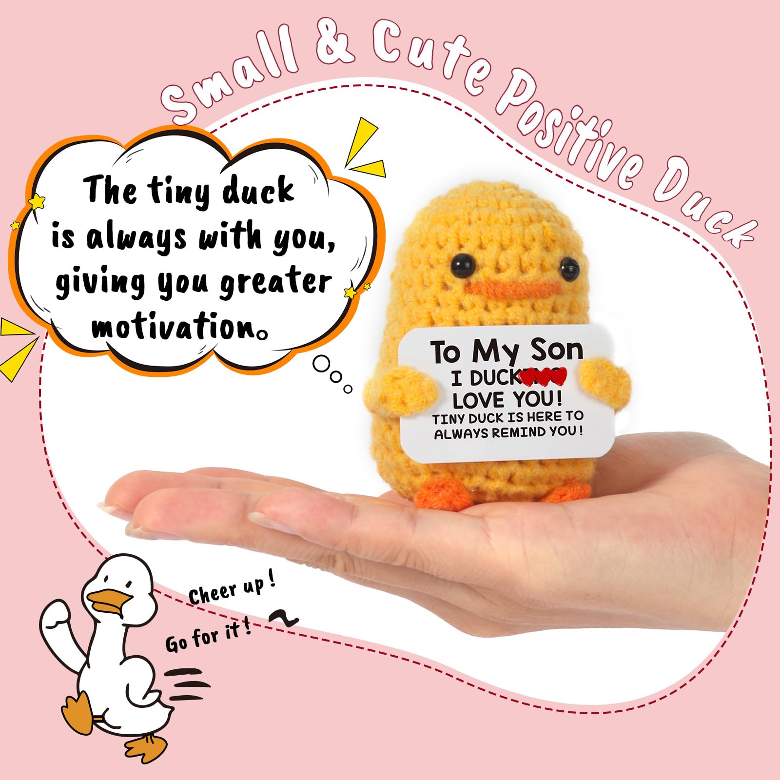 MBL crochet duck desk companion adds cheer to study sessions
