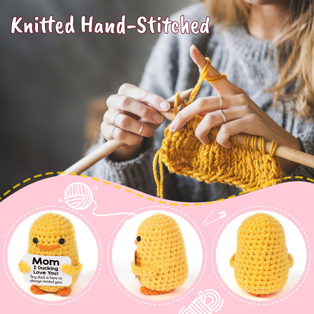 MBL crochet duck hand-stitched detail highlights quality craft