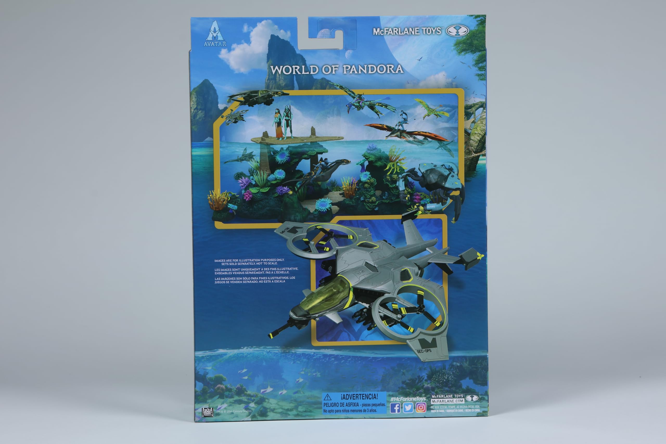 Window box packaging showcases Seawasp without unboxing